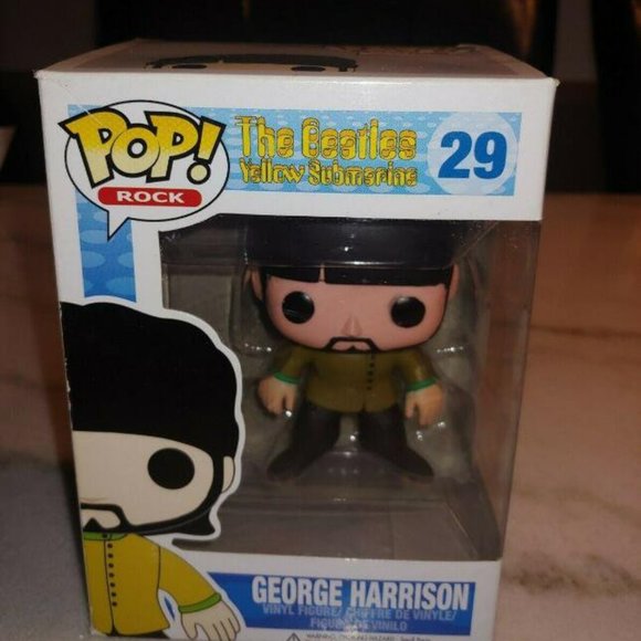 The Beatles George Harrison #29 Funko pop! Vinyl Figure With Protector - Picture 2 of 5
